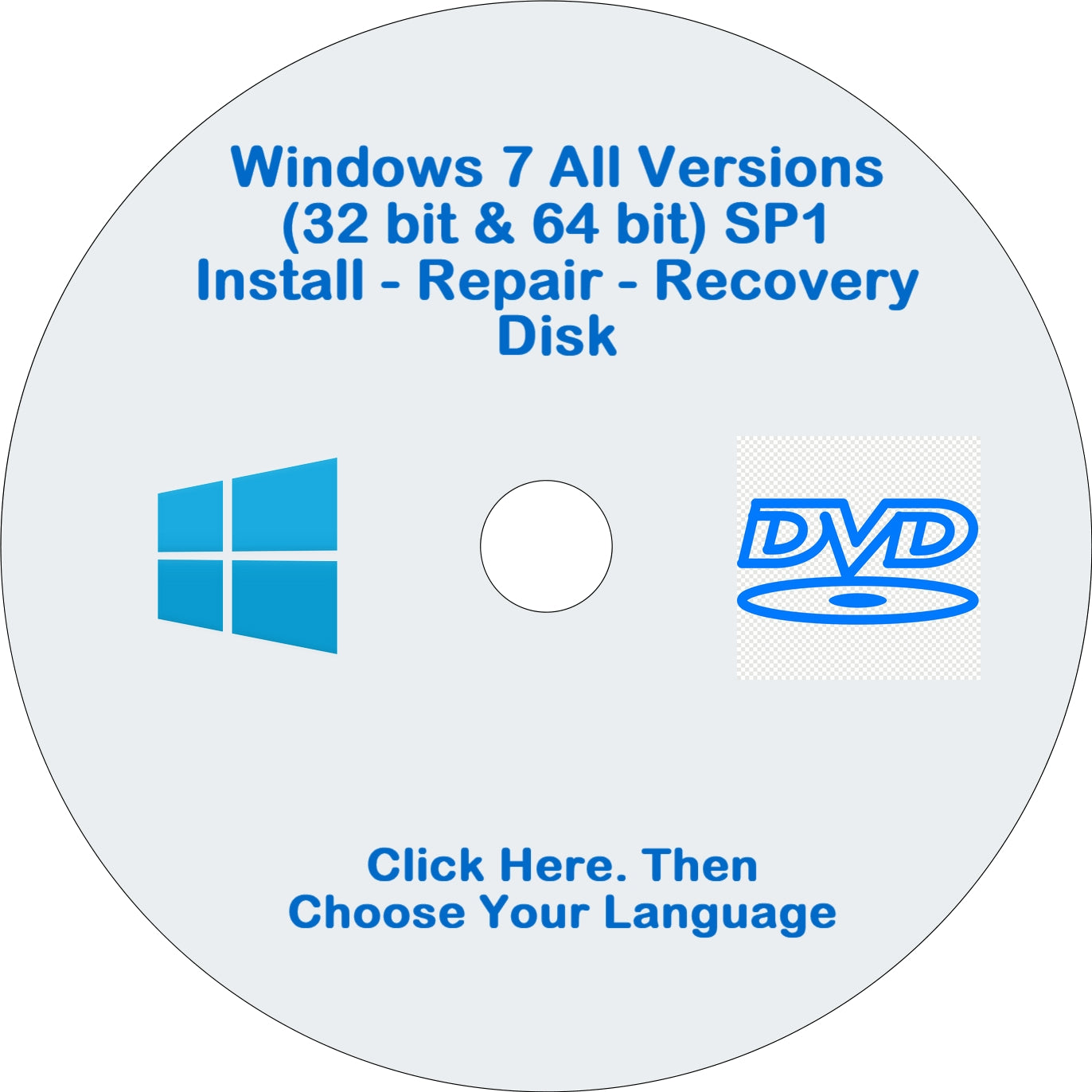 Windows 7 All Versions Disk 32 Bit+64 Bit