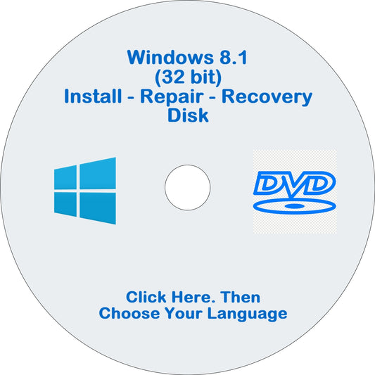 Windows 8.1 Disk 32 Bit
