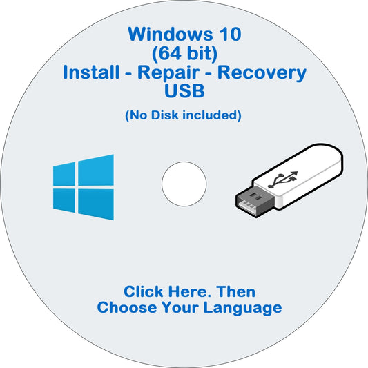Windows 10 USB 64 Bit