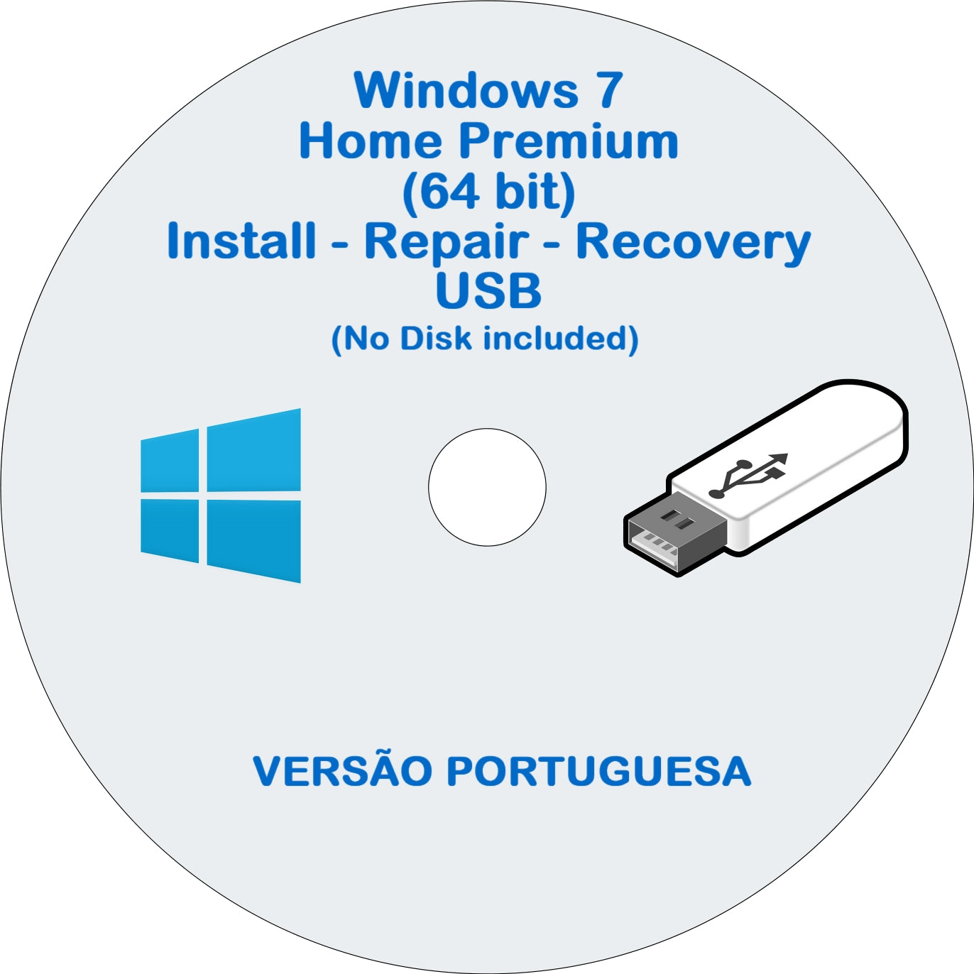 Windows 7 Home Premium USB 64 Bit